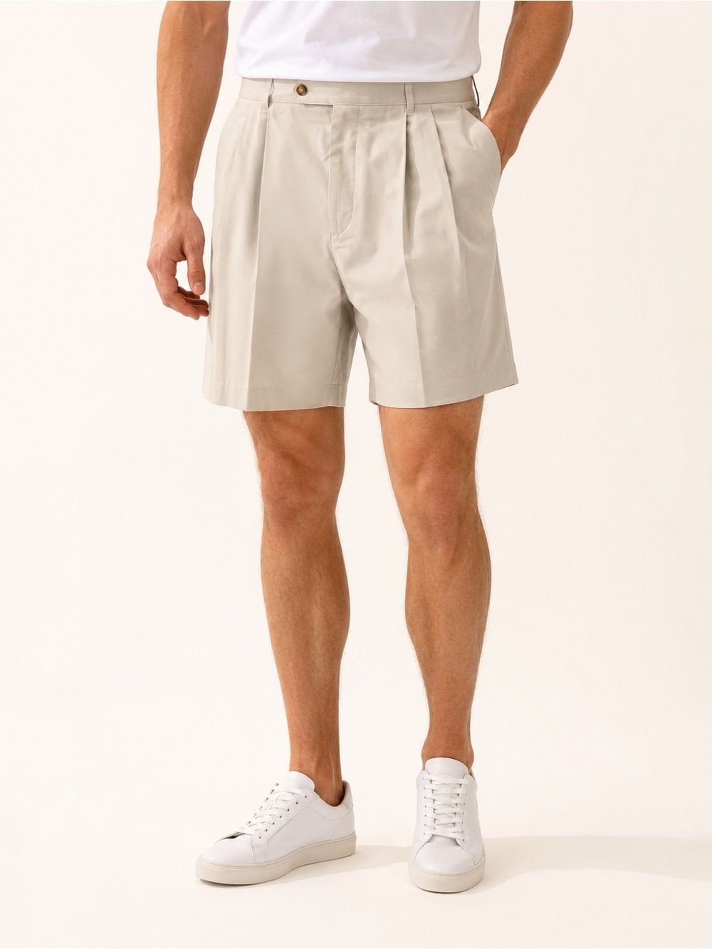 Vintage Jacobson's Pleated Khaki Shorts USA Made 40W